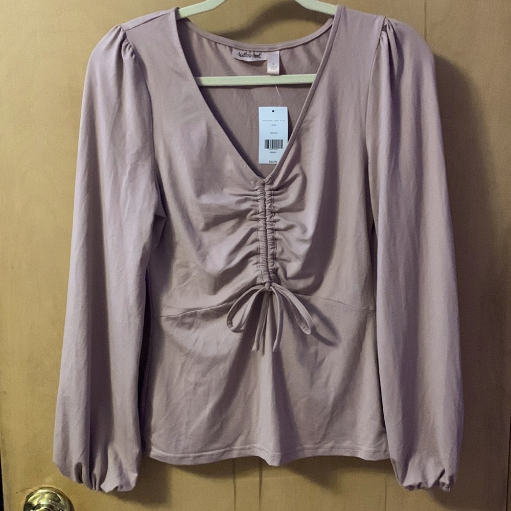 Mauve Willow and Root blouse size small